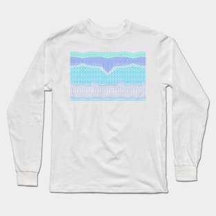 Curved secure pattern Long Sleeve T-Shirt